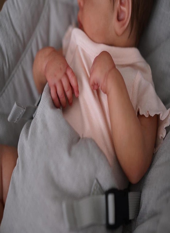 Anano Realistic Reborn Baby Doll Full Body Silicone Waterproof 20 Inch Real Looking Lifelike Sleeping Newborn Baby Girl Dolls Loulou Life Like Toddler Washable Baby Doll, White - Image 4